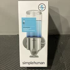 Image of simplehuman 15 fl oz Single Wall Mount Soap Pump Silver – New in Box