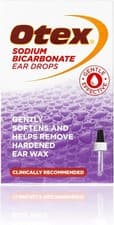 Image of Otex Sodium Bicarbonate Ear Drops for Ear Wax Removal. Effective, Natural
