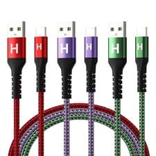 Image of huaham USB C Cable 3Pack 1.8m, 3A/60W USB A to USB C Cable Fast Charging, Type C