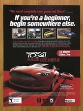 Image of ToCA Race Driver 2 PS2 Xbox 2004 Print Ad/Poster Game Art Official Authentic