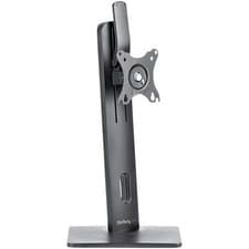 Image of StarTech.com Free Standing Single Monitor Mount - Height Adjustable Monitor Stan