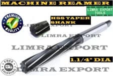 Image of HSS Machine Reamer Dia1 1-1/4"With Taper Shank MT 3-Cut Edge 5-1/4"-OAL 10-1/4"