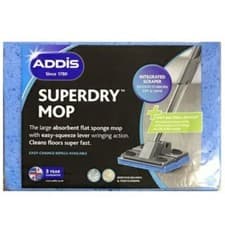 Image of Addis Superdry Mop Refill Head Anti bacterial Replacement Sponge Mop Head