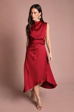 Image of Coast Raspberry Midi Dress Womens Occasion Dresses