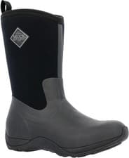 Image of Muck Boots Arctic Womens Wellington Boots Shoes 4-7 Wellies Black Pull On