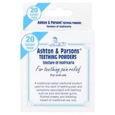 Image of Teething Powders - Ashton And Parsons - 20 Sachets Infants GSL UK.