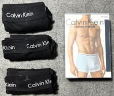 Image of Men's Calvin Klein CK Core Wear 3 Pack Boxer Trunk Shorts – UK Sizes S–XL