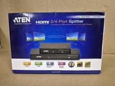 Image of Aten 2-Port HDMI Splitter Black  4- Port Splitter