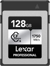 Image of Lexar Professional SILVER 128GB CFexpress Type B Card 1750MB/s PCIe Gen3x2 4K 8K