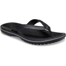 Image of Crocs Crocband Flip Rubber Black/Slate Grey Flip Flops