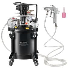 Image of VEVOR Spray Paint Pressure Pot Tank 10 L/2.5 gal Fully Automatic Stirring 70 psi