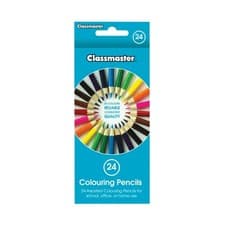 Image of Classmaster Colouring Pencils Assorted (Pack of 24) CPW24