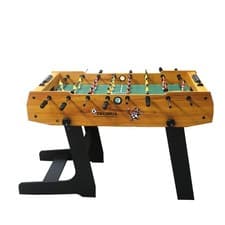 Image of 4FT Football Table Folding Foosball Soccer Indoor Game Table with 2 Balls