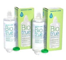 Image of Bausch & Lomb Bio True Multi-Purpose Soft Contact Lens Solution 2x300ml & cases