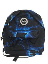 Image of Hype Kids Lightening Badge Backpack Black/Blue New