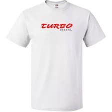 Image of Turbo Diesel Men T-shirt 100% Cotton Regular Size Perfect Gift Novelty Cars