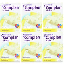 Image of Complan Shake Vanilla Flavour 4 x 57g - Pack of 6