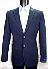 Image of TED BAKER Tight Lines Navy Blue Ascari Jacket sz 40 RRP £325 BNWT