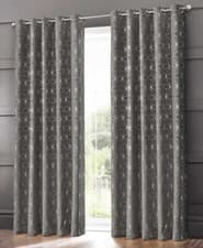Image of Moreno Thermal Blackout Curtain Pair Ready Made Eyelet Ring Fully 3 Lined Layers