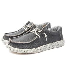 Image of New Hey Dude Wally Sox Stone Lightweight Slip On Men's Casual Shoes Uk2026 HOT