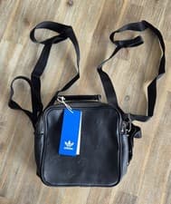 Image of Adidas Originals Mini daytrip Backpack Black Faux PVC Leather new black
