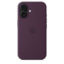 Image of Official Color Logo Liquid Silicone Case With MagSafe For iPhone 16 Pro 16 Plus