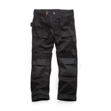 Image of Scruffs WORKER PLUS / Worker Trousers | Trade Hard Wearing Work Trousers BLACK