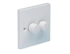Image of Power Pro SMJ Dimmer Switch 2-Gang 1-Way 60W to 250W Trade Pack PPDM2G1W250 New
