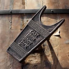 Image of Cast Iron Garden Boot Jack Heavy Duty Wellington Shoe Remover Outdoor Tool
