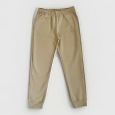 Image of Champion Men’s Sweatpants Track Joggers Beige Size Large Logo Casual Athleisure