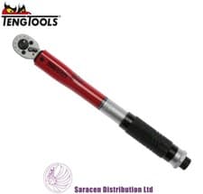 Image of TENG 1/4in DRIVE TORQUE WRENCH, 5 - 25NM - 1492AG-E