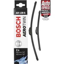 Image of 2x Wiper Blades (Pair) Flat Aero type AR139S 3397014139 Bosch Aerotwin Retrofit