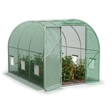 Image of Polytunnel Greenhouse 2x3m - Weatherproof Heavy Duty Walk in Polytunnel Tent 6m²