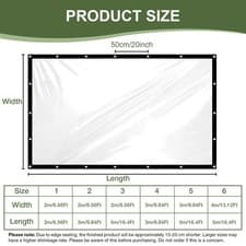 Image of Clear Tarpaulin Waterproof Heavy Duty Transparent Sheet Tarp Gazebo Balcony