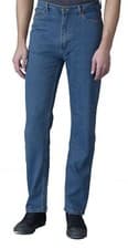 Image of Rockford Comfort Fit Stretch Jeans (Carlos) in Stonewash,Waist 30-60", L30/32/34