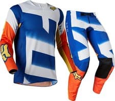 Image of 2022 SPRING Fox 360 RKANE Motocross MX Race Offroad Kit Gear Adults ORANGE BLUE