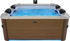 Image of Portable Hot Tub MSpa Oslo Amber Wi-Fi Control LED Lighting Hydrotherapy Jets