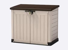 Image of Keter Store-It Out Max Outdoor Garden Plastic Storage Box Brown 1200L