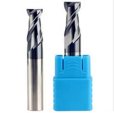 Image of 2 Flute ALTiN Coated Carbide End Mills 35deg Helix 1 - 12mm
