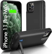 Image of Battery Case for iPhone 11 Pro Max Charging Cover Extend Battery Charger Case