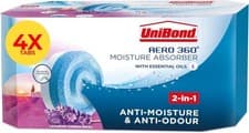 Image of Unibond AERO 360° Moisture Ultra-Absorbent Refill & Odour-Neutralising 4 x 450g