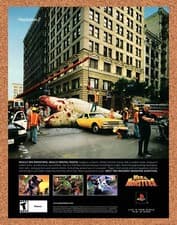 Image of War Of The Monsters PS2 Original 2002 Vintage Ad - Video Game Art Promo