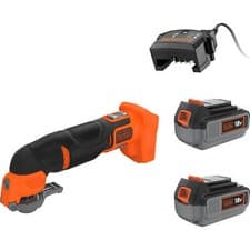 Image of Black and Decker BDCOS18 18v Cordless OIS Oscillating Multi Tool 2 x 4ah Li-ion
