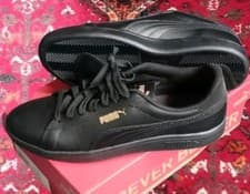 Image of Puma Smash 3.0 L Mens Trainers Black 390987 Adults Classic Sneakers