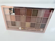 Image of Saffron 24 Colour Party Eye Shadow Palette Bright & Nude Shades