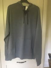 Image of New B.Daddy Finn Merino Wool Golf Hoodie Grey Heather Size XL 