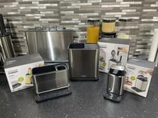 Image of Joseph Joseph New S/Steel Surface Utensil Pot,Sink Tidy & Soap Dispenser RRP £80