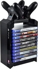 Image of Numskull Official Sony PS4 Games Tower & Dual Charger