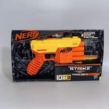 Image of Nerf Alpha Strike Fang QS-4 Foam Dart Blaster with 10 Darts Tactical Orange