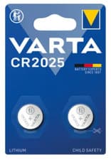 Image of 2x Varta CR2025 CR 2025 DL2025 Lithium 3V Batteries Coin Cell Longest Expiry UK